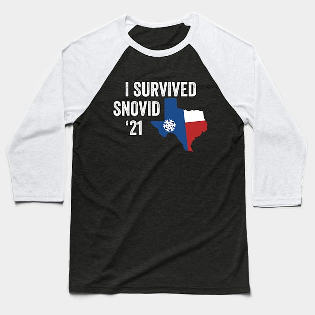 I Survived Snovid 21 Baseball T-Shirt by GiftTrend